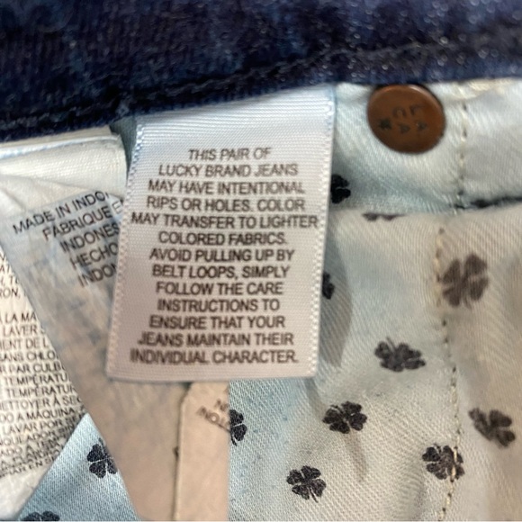 LUCKY BRAND Dark Wash Pencil Capri Jeans Size 10/30 - Picture 15 of 16